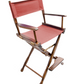 Counter Height (24″) Director’s Chair – Gold Medal Classic Walnut Finish