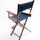 Counter Height (24″) Director’s Chair – Gold Medal Classic Walnut Finish
