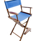 Counter Height (24″) Director’s Chair – Gold Medal Classic Walnut Finish