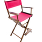 Counter Height (24″) Director’s Chair – Gold Medal Classic Walnut Finish