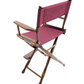 Counter Height (24″) Director’s Chair – Gold Medal Classic Walnut Finish