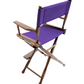 Counter Height (24″) Director’s Chair – Gold Medal Classic Walnut Finish