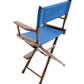 Counter Height (24″) Director’s Chair – Gold Medal Classic Walnut Finish