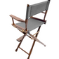 Counter Height (24″) Director’s Chair – Gold Medal Classic Walnut Finish