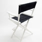 Counter Height (24″) Director’s Chair – Gold Medal Classic White Finish
