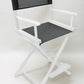 Counter Height (24″) Director’s Chair – Gold Medal Classic White Finish