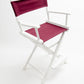 Counter Height (24″) Director’s Chair – Gold Medal Classic White Finish