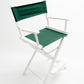 Counter Height (24″) Director’s Chair – Gold Medal Classic White Finish