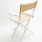 Counter Height (24″) Director’s Chair – Gold Medal Classic White Finish