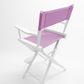 Counter Height (24″) Director’s Chair – Gold Medal Classic White Finish