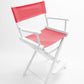 Counter Height (24″) Director’s Chair – Gold Medal Classic White Finish