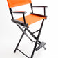 Bar Height (30″) Director’s Chair – Gold Medal Classic Black Finish