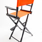 Bar Height (30″) Director’s Chair – Gold Medal Classic Black Finish
