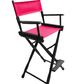 Bar Height (30″) Director’s Chair – Gold Medal Classic Black Finish