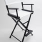 Bar Height (30″) Director’s Chair – Gold Medal Classic Black Finish