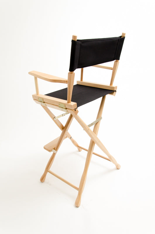 Bar Height (30″) Director’s Chair – Gold Medal Classic Natural Finish