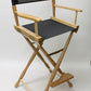 Bar Height (30″) Director’s Chair – Gold Medal Classic Natural Finish