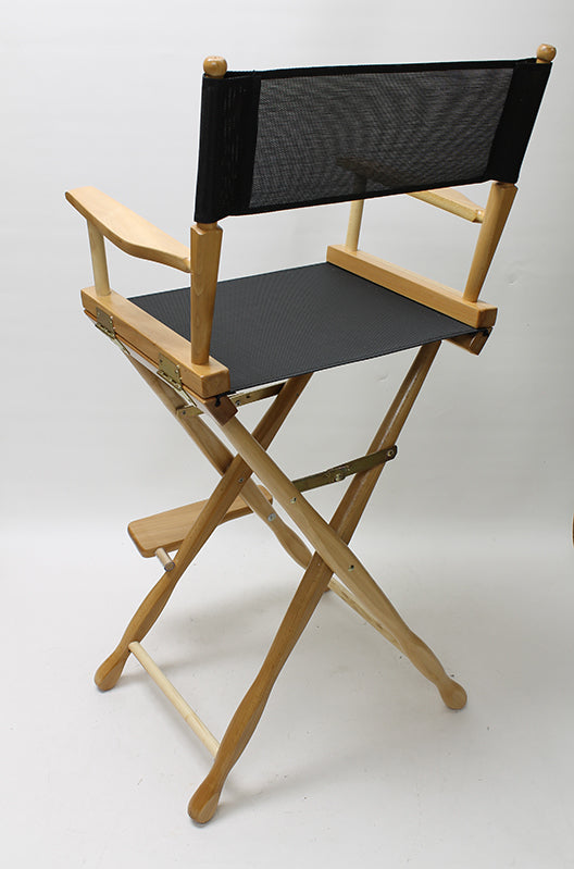 Bar Height (30″) Director’s Chair – Gold Medal Classic Natural Finish