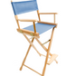 Bar Height (30″) Director’s Chair – Gold Medal Classic Natural Finish