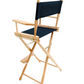 Bar Height (30″) Director’s Chair – Gold Medal Classic Natural Finish