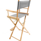 Bar Height (30″) Director’s Chair – Gold Medal Classic Natural Finish