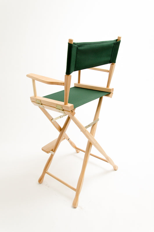 Bar Height (30″) Director’s Chair – Gold Medal Classic Natural Finish