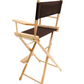 Bar Height (30″) Director’s Chair – Gold Medal Classic Natural Finish