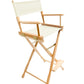 Bar Height (30″) Director’s Chair – Gold Medal Classic Natural Finish