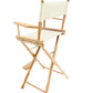 Bar Height (30″) Director’s Chair – Gold Medal Classic Natural Finish