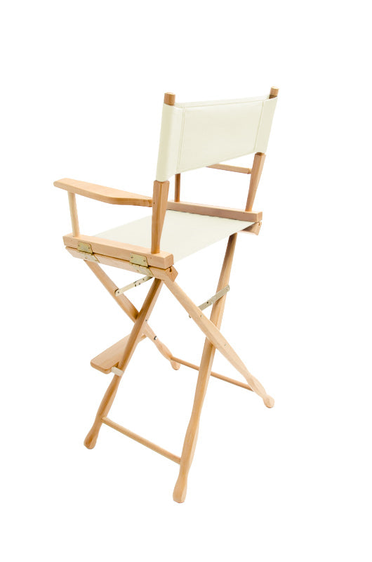 Bar Height (30″) Director’s Chair – Gold Medal Classic Natural Finish