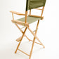 Bar Height (30″) Director’s Chair – Gold Medal Classic Natural Finish