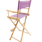 Bar Height (30″) Director’s Chair – Gold Medal Classic Natural Finish