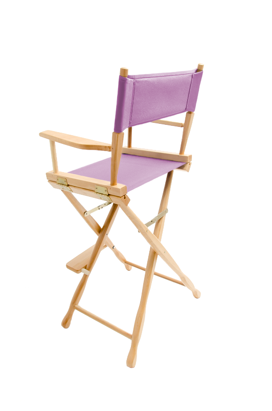 Bar Height (30″) Director’s Chair – Gold Medal Classic Natural Finish