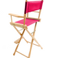Bar Height (30″) Director’s Chair – Gold Medal Classic Natural Finish