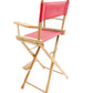 Bar Height (30″) Director’s Chair – Gold Medal Classic Natural Finish