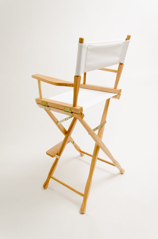 Bar Height (30″) Director’s Chair – Gold Medal Classic Natural Finish