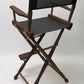Bar Height (30″) Director’s Chair – Gold Medal Classic Walnut Finish
