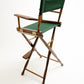 Bar Height (30″) Director’s Chair – Gold Medal Classic Walnut Finish