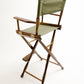 Bar Height (30″) Director’s Chair – Gold Medal Classic Walnut Finish