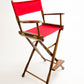 Bar Height (30″) Director’s Chair – Gold Medal Classic Walnut Finish