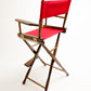 Bar Height (30″) Director’s Chair – Gold Medal Classic Walnut Finish