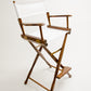 Bar Height (30″) Director’s Chair – Gold Medal Classic Walnut Finish