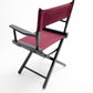 Table Height (18″) Director’s Chair – Gold Medal Commercial Black Finish
