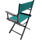 Table Height (18″) Director’s Chair – Gold Medal Commercial Black Finish