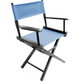 Table Height (18″) Director’s Chair – Gold Medal Commercial Black Finish