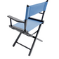 Table Height (18″) Director’s Chair – Gold Medal Commercial Black Finish