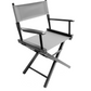 Table Height (18″) Director’s Chair – Gold Medal Commercial Black Finish