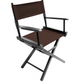 Table Height (18″) Director’s Chair – Gold Medal Commercial Black Finish