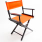 Table Height (18″) Director’s Chair – Gold Medal Commercial Black Finish