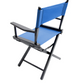 Table Height (18″) Director’s Chair – Gold Medal Commercial Black Finish